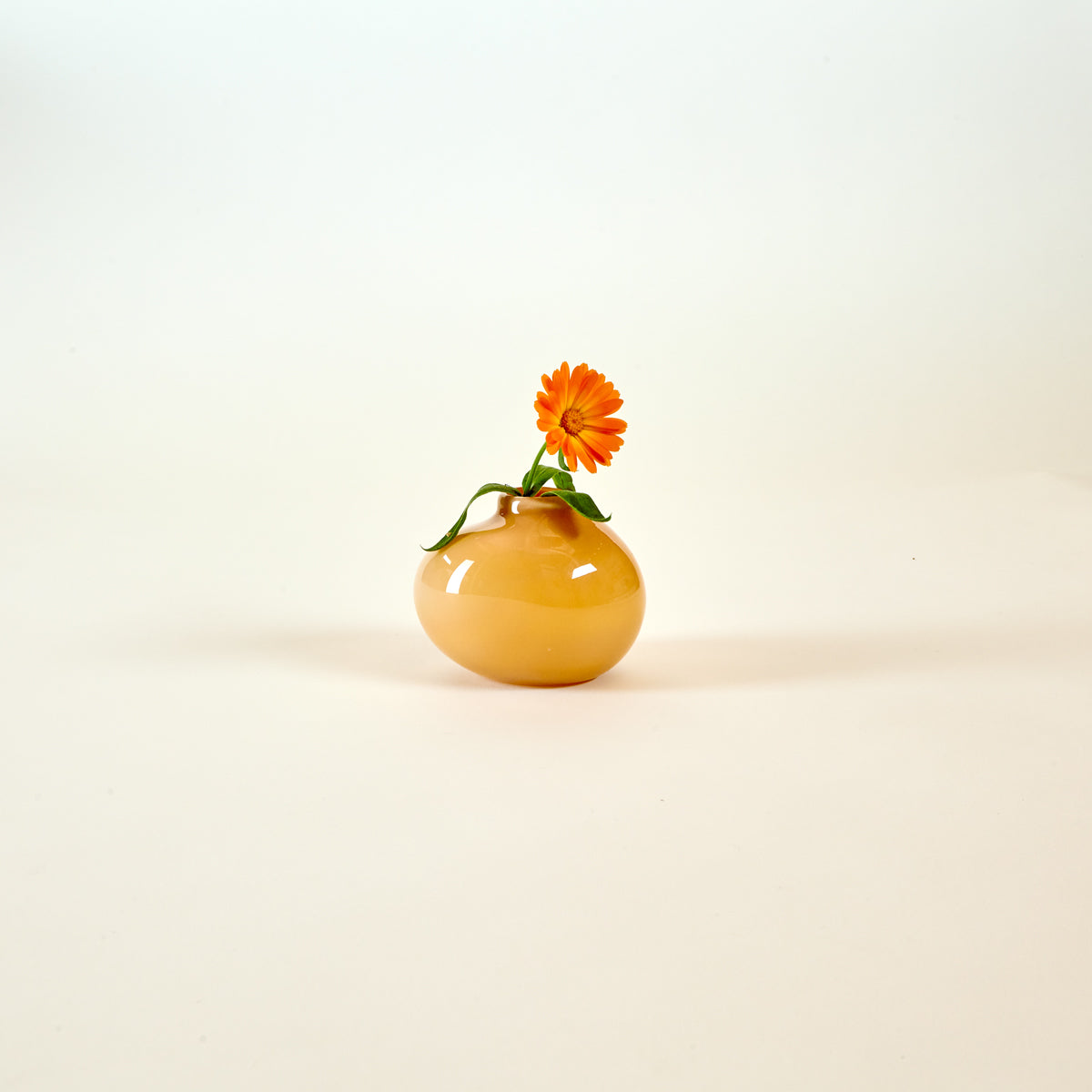 Bird Vase, zartes apricot