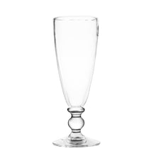 Mundblæst Balu champagneglas, klar - designet af Pernille Bülow