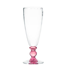 Mundblæst Balu champagneglas, rosa - designet af Pernille Bülow