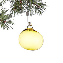 Håndlavet SKY juleophæng, gylden - julepynt i glas fra Pernille Bülow