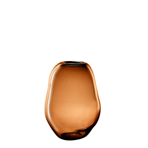SKY vase lille, brun - designet af Pernille Bülow og håndlavet på Bornholm