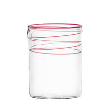 Mundblæst mælkeglas, pink - håndlavet og designet af Pernille Bülow