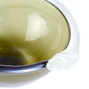 Softbowl, oliven - design af Pernille Bülow og håndlavet på Bornholm