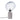 Large SKY keramiklampe, grå - design Pernille Bülow og Ejnar Paulsen
