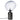 Large SKY keramiklampe, sort - design Pernille Bülow og Ejnar Paulsen
